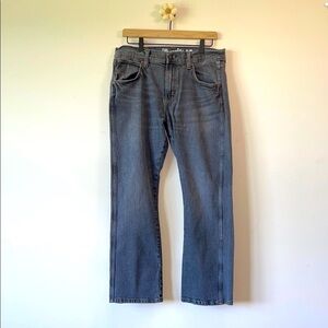 Wrangler Gray Straight-Leg Jeans Versatile Style
